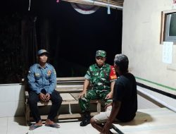Demi Terciptanya Keamanan Dan Kenyamanan Malam Hari, Ini Peran Babinsa Diwilayah