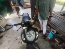 Team Paniki Polsek Sorong Timur Amankan Terduga Pelaku Curanmor, Satu Unit Honda Scoopy Diamankan