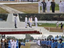 Kodaeral XIV Hadiri Upacara dan Ziarah Nasional HUT ke-81 TNI di TMP Tri Jaya Sakti Sorong