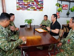 Rangkaian HUT, Wadan Kodiklat TNI Silaturahmi dengan Mantan Panglima TNI