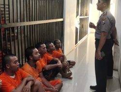 Wakapolres Gresik Cek Rutan Sat Tahti, Pastikan Keamanan dan Kondisi Tahanan Layak