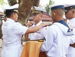 Tingkatkan Kesiapsiagaan, Dua Komandan Kapal Perang Kodaeral XIV Sorong Dikukuhkan