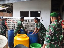Dari Prajurit Untuk Rakyat, Kodim 1707/Merauke Salurkan Air Bersih di Wilayah Kampung Wasur