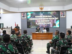Korem 044/Gapo Gelar Sosialisasi Perumahan, Dorong Peningkatan Kesejahteraan Prajurit dan PNS TNI