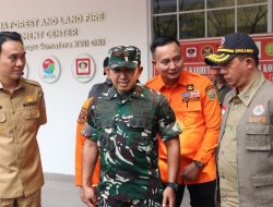 Danrem 044/Gapo Cek Posko Karhutla, Pastikan Kesiapan Pasukan Hadapi Titik Api