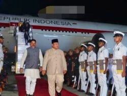 Prabowo Tiba di New Delhi, Siap Hadiri KTT BRICS ke-18