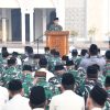 Kasrem 044/Gapo Hadiri Shalat Istisqa di Makodam II/Sriwijaya, Mohon Turunnya Hujan dan Kemudahan dalam Penanganan Karhutla