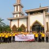 Dipimpin Kabag SDM, Polres Mesuji Laksanakan Kegiatan Indonesia Asri di Masjid Baitul A’mal