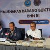 BNN RI Musnahkan Barang Bukti Narkotika Menggunakan Mobil Insinerator Bersuhu Tinggi