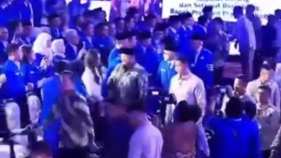 Suasana Merinding dan Penuh Solidaritas Sambut Presiden Prabowo di HUT ke-28 PAN