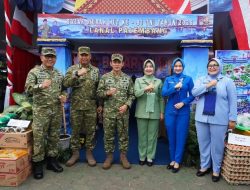 Meriahkan HUT Ke-81 TNI, Jajaran TNI Gelar Bazar Murah Serentak di Palembang