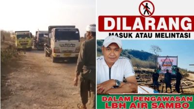 Dum Truck Operasional Tambak Udang CV Tadewa Amerta Jaya Dijadikan Bukti Penyerobotan Lahan