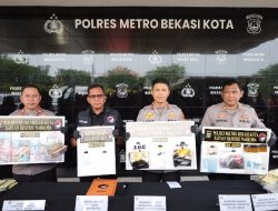 Operasi Nila Jaya, Polres Metro Bekasi Kota Amankan 74 Tersangka dan Sita 49.119 Butir Obat Keras