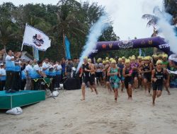 Meriahkan HUT ke-81 TNI, Gelaran TNI Triathlon Open 2026 di Pantai Tanjung Pesona Berlangsung Sukses