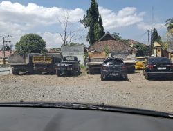 6 Dump Truck Operasional Tambak Udang di Wera Disita Polisi, Jadi Barang Bukti Dugaan Penyerobotan Lahan
