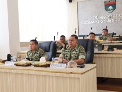 Pangdam XIX/Tuanku Tambusai Ikuti Vidcon KDKMP, Wapang TNI Tekankan Sinergi dan Percepatan Program