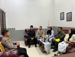 Bangun Komunikasi, PWI Kabupaten Buru Silaturahmi dengan Kapolres