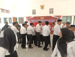Bati Tuud mewakili Danramil Singojuruh Hadiri Pelantikan 30 Anggota BPD di Pendopo Kecamatan