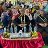 Koramil 0825-11/Pesanggaran Hadiri Upacara Tradisional Petik Laut Pantai Pancer ke 51 san Santunan Anak Yatim Desa Sumberagung Kecamatan Pesanggaran