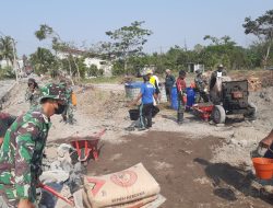 Semangat Gotong Royong Menyala di Lokasi Pra TMMD Kodim 0732/Sleman