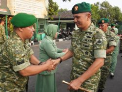 Dandim 0724/Boyolali Pimpin Upacara Kenaikan Pangkat, Apresiasi Pengabdian Prajurit dan Lepas Personel Purna Tugas