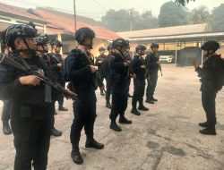 Operasi Sikat Musi 2026, 20 Personel Brimob Intensifkan Patroli di Palembang