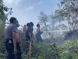Respons Cepat Layanan 110, Polisi Tangani Dua Kebakaran di Kota Sorong