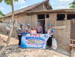 Propam Polres Mesuji Gelar Bakti Sosial Peringati HUT Ke-24, Bagikan Sembako bagi Masyarakat Membutuhkan