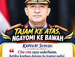 Kapolri Suyudi: Polri Harus Hadir Beri Pertolongan, Bukan Kerumitan
