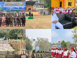 Upacara HUT ke-81 TNI di Maybrat Berlangsung Khidmat