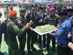 Gemuruh Kemanunggalan di Pedalaman Papua, Sinergi TNI-Polri Bersama Warga Paniai Meriahkan HUT ke-81 TNI