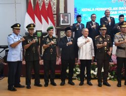 Perkuat Sinergi Pengawasan Pembangunan, Kasrem 044/Gapo Hadiri Pengukuhan Kepala BPKP
