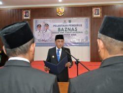 Lima Unsur Pimpinan BAZNAS Kabupaten Bima Periode 2026-2031 Resmi Dilantik