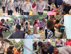 Polda Papua Barat Daya Salurkan Bantuan Air Bersih Buat Warga Warmon Kokoda SP 3