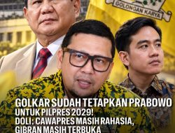 Golkar Sudah Tetapkan Prabowo untuk Pilpres 2029, Cawapres Masih Terbuka