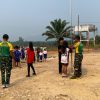 Bina Kedisiplinan Generasi Muda, Pos Kantuk Asam Satgas Yonarmed 13/Nanggala Beri Pelatihan Tata Upacara bagi Siswa SD Tunas Sejahtera