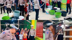 Ditlantas Polda Papua Barat Daya Salurkan 5.000 Liter Air Bersih ke Panti Asuhan Putra Putri Papua Muslim