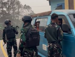 Satgas Yonif 147/KGJ Pos Kramamongga Gelar Sweeping Kendaraan Jaga Stabilitas Keamanan