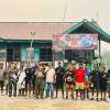 Mempererat Kemanunggalan, Pos Aroba Satgas Yonif 147/KGJ Gelar Turnamen Bola Voli Meriahkan HUT TNI Ke-81