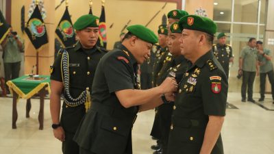 Kebanggaan Putra Dayak Kalimantan Nurliwedie Jabat Kainfolahta Kodam XXII/Tambun Bungai