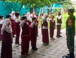 Babinsa Koramil 06/Ngaglik Menabur Benih Karakter Sejak Dini