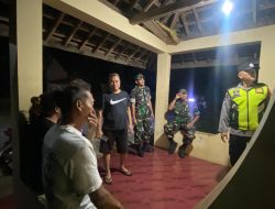 TNI-Polri Patroli Malam di Jatiroto, Warga Diajak Menjaga Keamana Dan Ketertiban