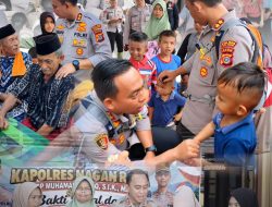 Wujud Kepedulian Nyata, Kapolres Nagan Raya Gelar Bakti Sosial untuk Pererat Kedekatan dengan Masyarakat