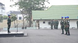 Jaga Disiplin dan Semangat Pengabdian, Korem 044/Gapo Gelar Upacara Mingguan
