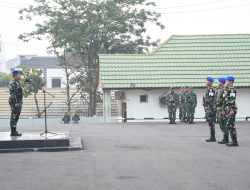 Jaga Disiplin dan Semangat Pengabdian, Korem 044/Gapo Gelar Upacara Mingguan