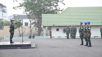 Jaga Disiplin dan Semangat Pengabdian, Korem 044/Gapo Gelar Upacara Mingguan