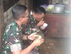 Sosok Komandan yang Merakyat, Dandim 0818 Kabupaten Malang Nikmati Hidangan Sederhana di Rumah Warga