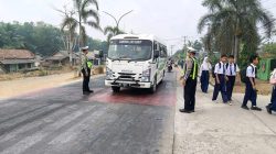 Polres Mesuji Gelar Pengamanan Rawan Lantas di Sejumlah Titik, Wujudkan Kamseltibcarlantas