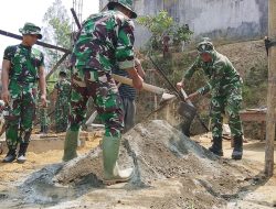 Suara Cangkul Menggema, Satgas TMMD ke-130 Kodim 0818 Malang Wujudkan Harapan Rumah Layak Huni bagi Bapak Alip