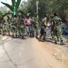 TMMD ke-130 Kodim 0818 Malang Hadirkan Harapan Baru, Pembangunan Dinding Penahan Tanah di Desa Taji Terus Dikebut